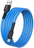 картинка кабель smartbuy (ik-12-s21bb) s21 microusb синий, 2.4 а, сил., 1 м от магазина Tovar-RF.ru