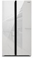 картинка холодильник hyundai cs6503fv белое стекло от магазина Tovar-RF.ru