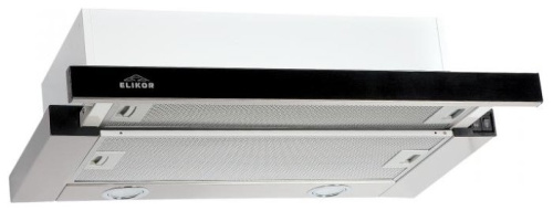 картинка вытяжка  эликор "интегра" glass 60н-400-в2д нерж/стекло черное от магазина Tovar-RF.ru