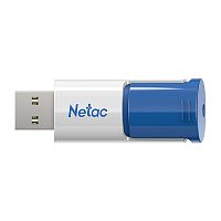 картинка netac usb drive 64gb u182 blue usb3.0 [nt03u182n-064g-32bl], выдвижной от магазина Tovar-RF.ru