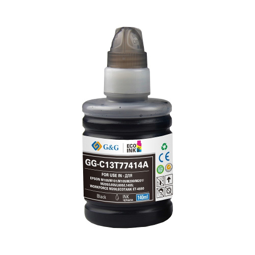 картинка картридж струйный g&g gg-c13t77414a черный (140мл) для epson m100/105/200/205 магазин Tovar-RF.ru являющийся официальным дистрибьютором в России картинка картридж струйный g&g gg-c13t77414a черный (140мл) для epson m100/105/200/205 от магазина Tovar-RF.ru