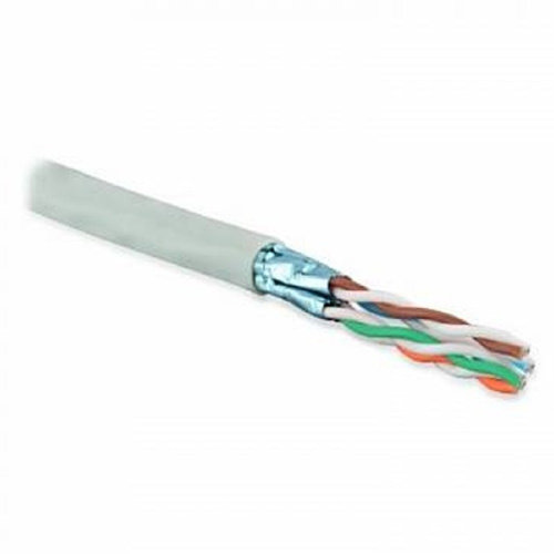 картинка exegate ex281811rus кабель exegate  futp4-c5e-cu-s24-in-pvc-gy-305 ftp 4 пары кат.5e медь, 24awg, экран, бухта 305м, серый, pvc от магазина Tovar-RF.ru