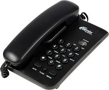 картинка телефон проводной ritmix rt-311 black ritmix rt-311 black от магазина Tovar-RF.ru