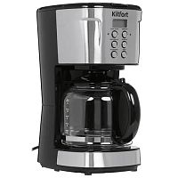 картинка кофеварка капельная kitfort кт-731 900вт черный/нержавеющая сталь от магазина Tovar-RF.ru
