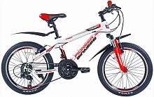 картинка велосипед pioneer combat 20"/12" white-red-blackот магазина Tovar-RF.ru