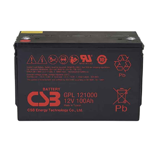 картинка csb батарея gpl121000 (12v 100ah) магазин Tovar-RF.ru являющийся официальным дистрибьютором в России картинка csb батарея gpl121000 (12v 100ah) от магазина Tovar-RF.ru