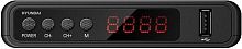 картинка hyundai dvb-t2 h-dvb520 + wifi-адаптер черный от магазина Tovar-RF.ru