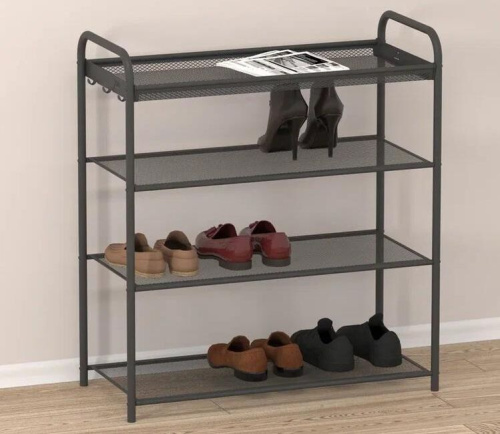 картинка Подставка для обуви ЗМИ Подставка для обуви "Верона 24" (VERONA 24 shoe rack) графит ПДОВ24 Гр ЗМИ Подставка для обуви "Верона 24" (VERONA 24 shoe rack) графит ПДОВ24 Гр от магазина Tovar-RF.ru