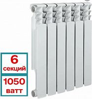 картинка радиатор аквапром bi 500/80 b20 6 секций от магазина Tovar-RF.ru