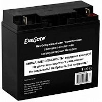 картинка exegate ex285954rus аккумуляторная батарея dt 1217 (12v 17ah, клеммы f3 (болт м5 с гайкой)) от магазина Tovar-RF.ru