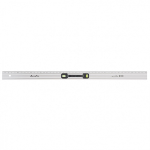 картинка Линейка-уровень, 1000 мм, металлическая, пластмассовая ручка 2 глазка Matrix от магазина Tovar-RF.ru