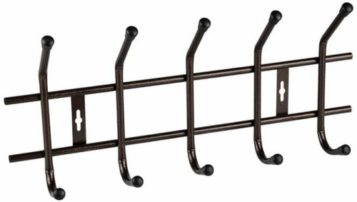 картинка РЫЖИЙ КОТ Вешалка настенная Gancio 5 крючков бронза (104848) РЫЖИЙ КОТ Gancio (104848) от магазина Tovar-RF.ru