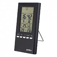 картинка часы-метеостанция perfeo (pf_a4599) meteo - pf-s3331f черный от магазина Tovar-RF.ru