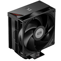 картинка кулер для процессора/ pccooler rt500 digital bk (240w, 4-pin pwm, led temp., 152mm, al/cu, 5x6mm, 1x120mm, 73.32cfm, 34.9dba, 2200rpm, s: 1851/1700/1200/115x, am5/am4, black) от магазина Tovar-RF.ru