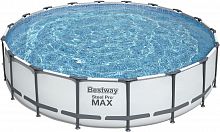 картинка бассейн каркасный bestway бассейн каркасный steel pro max, 549 х 122 см, фильтр-насос, лестница, тент, 56462от магазина Tovar-RF.ru