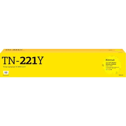 картинка             tc-mtn-221y тонер-картридж t2 для konica-minolta bizhub c227/c287 (21000 стр.) желтый, с чипом от магазина Tovar-RF.ru