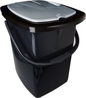 картинка Ведро-туалет PLAST TEAM PT9080ЧЕРН-6РS 22л, черный PLAST TEAM PT9080ЧЕРН-6РS 22л, черный от магазина Tovar-RF.ru