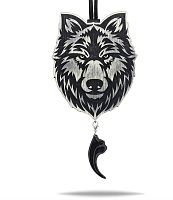 картинка ароматизатор aroma bar подвеска ?волк ? в крафтовой упаковке с мини-брелоком в черно-белом цвете 49336 от магазина Tovar-RF.ru