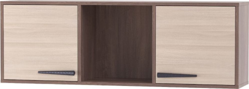 картинка Полка МЕБЕЛЬ-КОМПЛЕКС Оптима Полка навесная закрытая Шимо темный/Шимо светлый МЕБЕЛЬ-КОМПЛЕКС Оптима Полка навесная закрытая Шимо темный/Шимо светлый от магазина Tovar-RF.ru