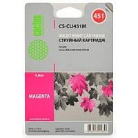 картинка cactus cli-451m картридж струйный cs-cli451m пурпурный для canon mg 6340/5440/ip7240 (10,2ml) от магазина Tovar-RF.ru