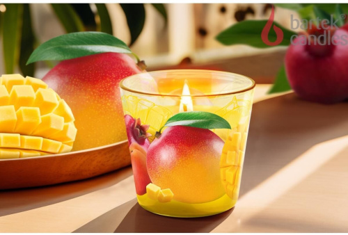 картинка Свеча BARTEK Манго и фрукты (Mango & Fruits) 115гр в стакане магазин Tovar-RF.ru являющийся официальным дистрибьютором в России картинка Свеча BARTEK Манго и фрукты (Mango & Fruits) 115гр в стакане от магазина Tovar-RF.ru