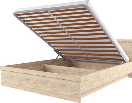 картинка Кровать АНРЭКС OSKAR Кровать 140 с подъемником, цвет дуб Санремо АНРЭКС OSKAR Кровать 140 с подъемником, цвет дуб Санремо от магазина Tovar-RF.ru