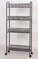 картинка Этажерка ЗМИ Ладья 24 К на колесиках Графит Э 342 ГР от магазина Tovar-RF.ru