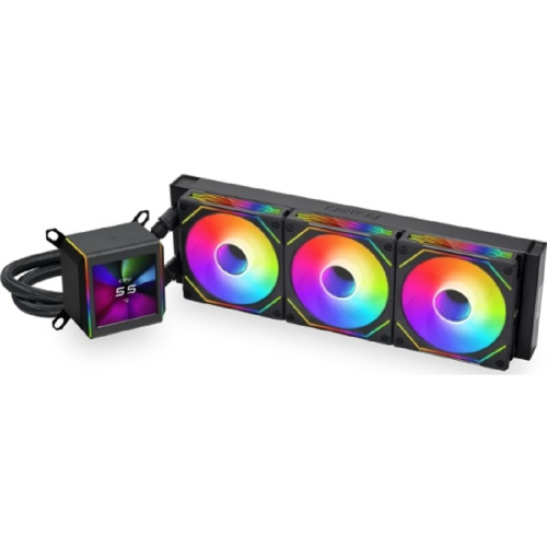 картинка кулер для процессора lian li galahad ii lcd sl-infinity 360 black (g89.ga2alcd36inb.00) от магазина Tovar-RF.ru
