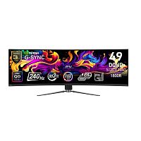 картинка msi mpg 49" 491cqpx qd-oled черный {qd-oled curved 1800r 5120x1440 240hz 0.03ms 32:9 250cd 2xhdmi displayport 2xusb usb-c(90w) tilt swiv has vesa} от магазина Tovar-RF.ru