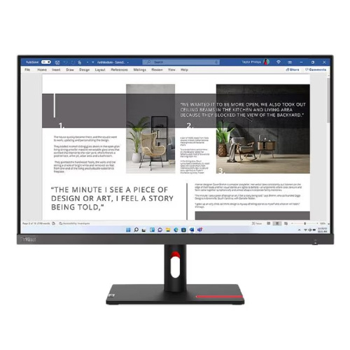 картинка lcd lenovo 27" s27i-30 {ips 1920x1080 100hz 4ms 16:9 матовая 1300:1 300cd 178/178 d-sub hdmi non-eu} [63dfkat4uk] от магазина Tovar-RF.ru