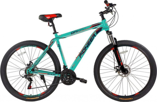 картинка велосипед pioneer dakar 29"/19" mint-darkblue-redот магазина Tovar-RF.ru