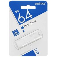 картинка smartbuy usb drive 64gb clue white (sb64gbclu-w3) ufd 3.0/3.1 от магазина Tovar-RF.ru