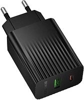 картинка borofone (6941991122897) bas76aia 1usb+1type-c 3.0a pd30w+qc3.0 black от магазина Tovar-RF.ru