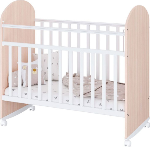 картинка кровать фея кроватка детская фея 701, дуб пастельный-белый фея кроватка детская фея 701, дуб пастельный-белый от магазина Tovar-RF.ru