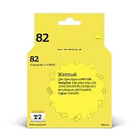 картинка t2  c4913a картридж №82 для hp designjet 500/510/800/815mfp/820mfp/cc820ps, жёлтый от магазина Tovar-RF.ru