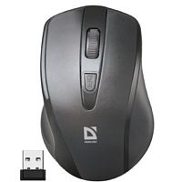 картинка defender datum mm-265 черный {беспроводная оптическая мышь, 3 кнопки,1600 dpi} [52265] от магазина Tovar-RF.ru