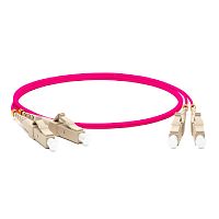 картинка hyperline fc-d2-504-lc/pr-lc/pr-h-1m-lszh-mg патч-корд волоконно-оптический (шнур) mm 50/125(om4), lc-lc, duplex, lszh, 1 м от магазина Tovar-RF.ru