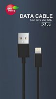 картинка кабель usb am / 8pin / 30pin aksberry x153 для lightning 2.4 , черный от магазина Tovar-RF.ru