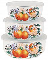 картинка Набор мисок APPETITE BW01-O 3пр Orange fruit пласт/кр от магазина Tovar-RF.ru