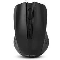 картинка беспроводная мышь sven rx-400w чёрная (3+1кл. 600/1000/1400dpi, блист) от магазина Tovar-RF.ru
