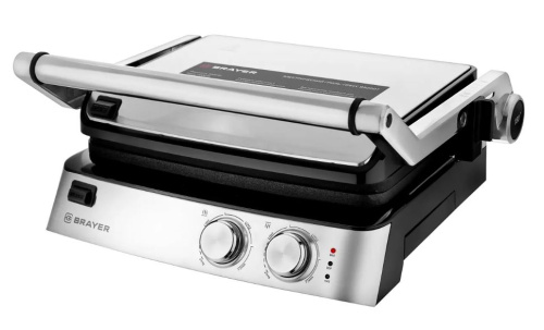 картинка электрический пресс-гриль brayer 2007br от магазина Tovar-RF.ru