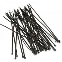 картинка hyperline gt-250ibc стяжка нейлоновая неоткрывающаяся, безгалогенная (halogen free), 250x3.6мм, полиамид 6.6, -40°c - +85°c, черная, (100 шт)   от магазина Tovar-RF.ru