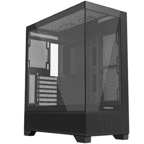 картинка Powercase Корпус Powercase Luminous, Tempered Glass, чёрный, ATX  CLB-L0 от магазина Tovar-RF.ru