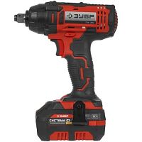 картинка Ударный гайковерт Зубр ГУЛ-255-41 4Ач,  с одним аккумулятором от магазина Tovar-RF.ru