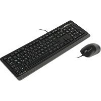 картинка клавиатура + мышь a4tech fstyler f1010 клав:черный/серый мышь:черный/серый usb multimedia [1147539] от магазина Tovar-RF.ru