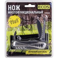 картинка нож многофункциональный экос нож многофункциональный т.м. ecos sr083 12 в 1 металлик 325131от магазина Tovar-RF.ru