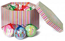 картинка Набор ёлочных шаров WINTER GLADE Набор ёлочных шаров папье-маше, 14 шт. 7514G063 от магазина Tovar-RF.ru