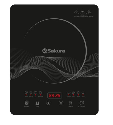 картинка плитка индукц sakura sa-7156 1конф 5 авт.программ от магазина Tovar-RF.ru