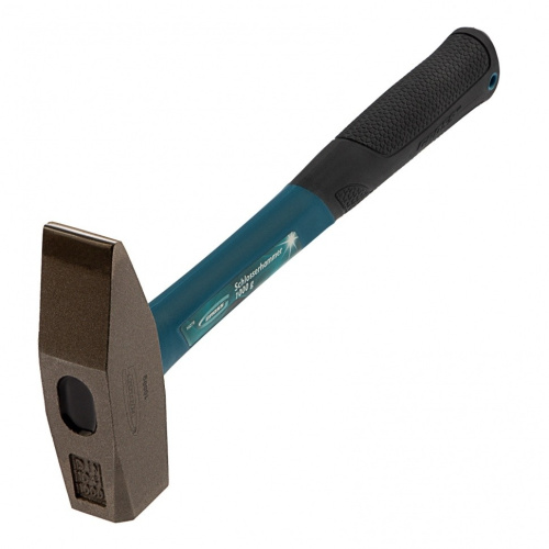 картинка GROSS Молоток слесарный, 1000 г, квадратный боек, фибергласовая обрезиненная рукоятка [10279] от магазина Tovar-RF.ru