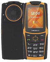 картинка телефон мобильный texet tm-521r черный/оранжевый от магазина Tovar-RF.ru